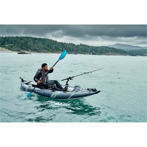 2022 Aquaglide Blackfoot 130 1-persoons Visserskajak Agbg1 - Navy
